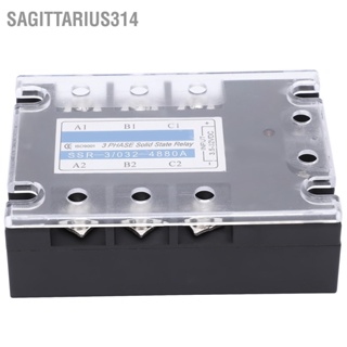 Sagittarius314 โซลิดสเตตรีเลย์ 3 เฟส SSR‑3/032‑4880A DC‑AC 480V อุปกรณ์ควบคุมการกระจาย