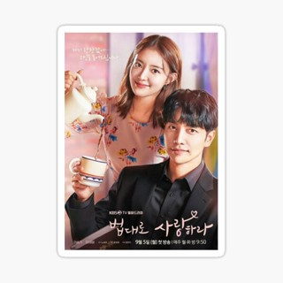 สติ๊กเกอร์กันน้ำ สติ๊กเกอร์ติดรถ แม่เหล็กติดตู้เย็น The Law Cafe อีเซยอง Lee Se Young อีซึงกิ Lee Seung gi - TFLC5