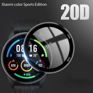 ฟิล์มกันรอยหน้าจอ แบบนิ่ม 20D ทรงโค้ง สําหรับ Xiaomi watch S2 42 มม. 46 มม. S1 Active Smart watch Global Screen Protector For Xiaomi watch Color 2 sports Lite (ไม่ใช่กระจก)