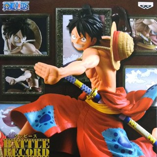 Luffy Wano ของแท้ JP แมวทอง - Battle Record Collection Banpresto [โมเดลวันพีช]