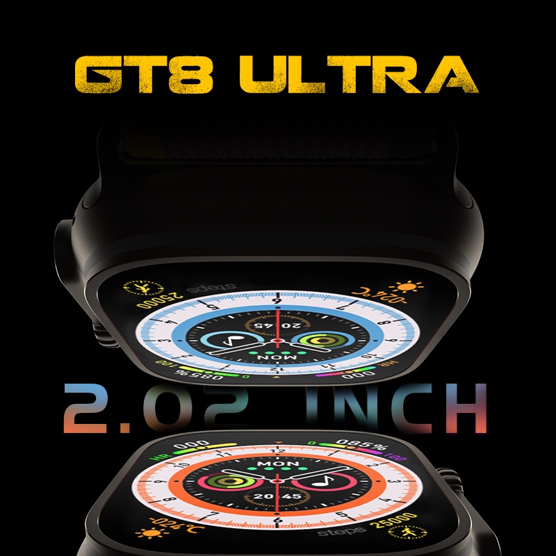 FONKEN สมาร์ทวอทช์ GT8 Ultra New Smart Watch รองรับภาษาไทย นาฬิกาสมาร์ทวอทช์ สัมผัสได้เต็มจอ Smartwatch M8ultramax