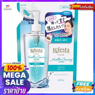 บิเฟสต้า ไมเซล่า เคลนซิ่ง วอเตอร์ ซีบัม ชนิดถุงเติม 360 มล. Bifesta Micellar Cleansing Water Sebum Refill B