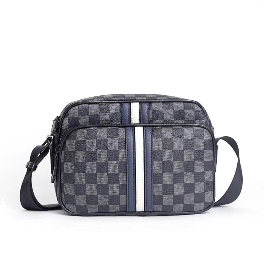 สามแถบ⭐ใหม่ กระเป๋าสะพายหนัง กระเป๋าสะพายข้าง Simple stylish Shoulder Bags กระเป๋าสะพายพาดลำตัว 20146