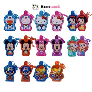 Bubbles Mini Cartoon Sanrio Disney Marvel Toy ที่เป่าฟองซานริโอ ดิสนีย์ เจ้าหญิง เป่าฟองใส เป่าฟองลายการ์ตูน พร้อมสาย...