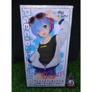 (ของแท้) รี ซีโร่ เรม ชุดสปอร์ตซัมเมอร์ Re:Zero Rem Precious Figure Sporty Summer Renewal ver. Taito