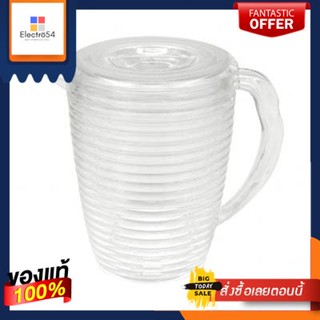 เหยือกน้ำทรงกลม มีลอน PIONEER PN428 1,600 มล. ขนาด 13.5 x 20 x 17.5 ซม. สีใสRound water jug with corrugation PIONEER PN4