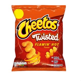 Cheetos Twisted Flaming Hot Snack 65g ขนม ขนมขบเคี้ยว ขนมข้าวโพด