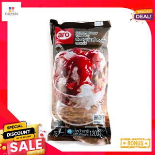 สตรอว์เบอร์รีเอโร่ท็อปปิ้ง1.2 กิโลกรัมaroToppingStrawberry 1.2kg