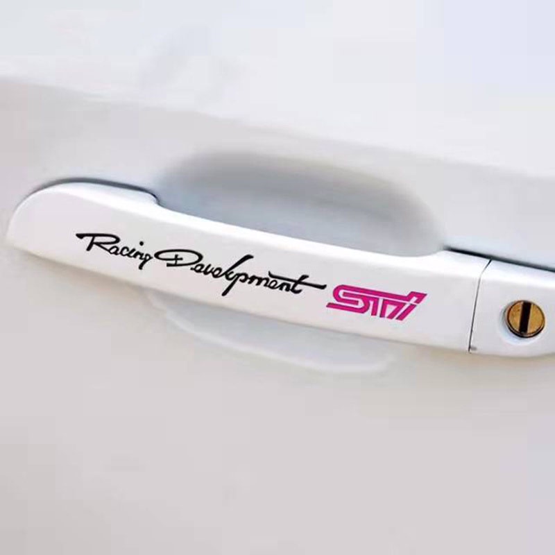 4pcs รถสติกเกอร์สําหรับ Subaru BRZ XV LEGACY WRX WRC Impreza STI