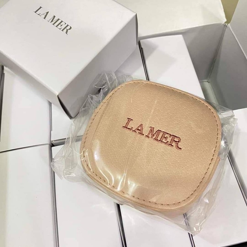Lamer Cushion pouch กระเป๋าใส่ Cushion สีชมพูตุ่นๆ น่ารัก