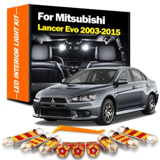 ชุดหลอดไฟ LED 8 ชิ้น สําหรับ Mitsubishi Lancer Evo IX X 8 9 10 2003-2015