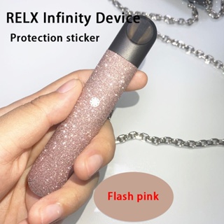 ☬【จัดส่งวันนี้】RELX Infinity สติกเกอร์กลิตเตอร์ 4th