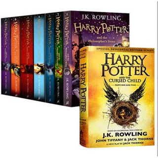 🔥พร้อมส่ง!!📌8 เล่ม หนังสือภาษาอังกฤษ Harry Potter English Version ขายเป็นเล่ม 🔥