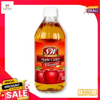 473ml 473เอสแอนด์ดับบลิวน้ำส้มสายชูหมักแอปเปิ้ลมิลลิลิตรS&amp;W AppleCiderVinegar 473ml