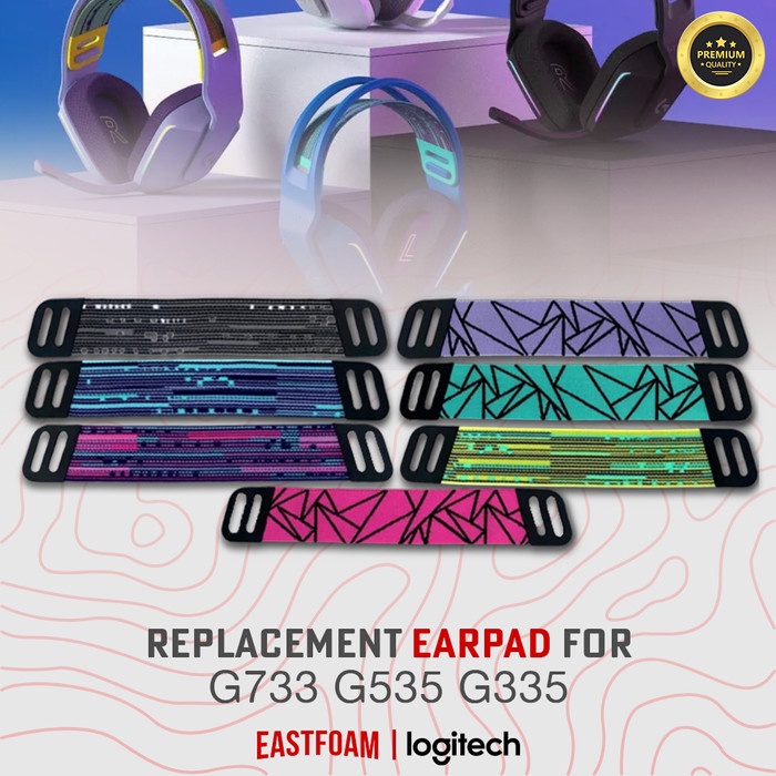 Headband Head Pad Head Bando ชุดหูฟัง Logitech G733 G 733 Headpad