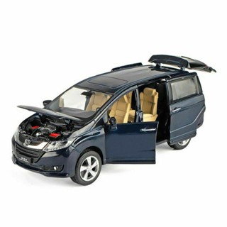 โมเดลรถยนต์ Honda Odyssey MPV 1:32 โลหะ ของเล่นสําหรับเด็ก
