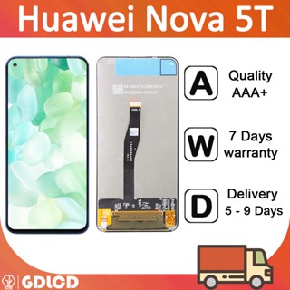 Huawei Nova 5T Honor 20 จอแสดงผล LCD หน้าจอสัมผัส Digitizer แบบเปลี่ยน