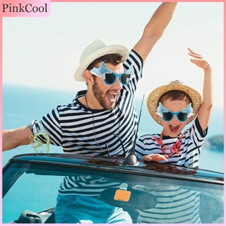 Pinkcool แว่นตาฉลาม สไตล์ฮาวาย ธีมฉลาม ปาร์ตี้วันเกิด สําหรับเด็ก