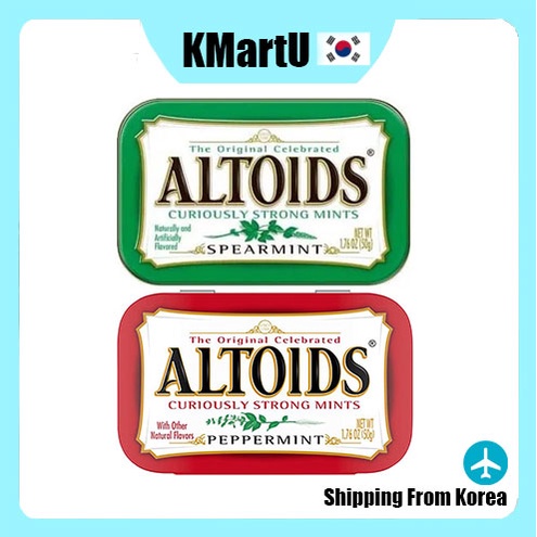 [ALTOIDS] อมยิ้ม สเปียร์มินต์ / เปปเปอร์มินต์ 50 กรัม (มิ้นท์เข้มข้น ฉลองต้นตําหรับ)