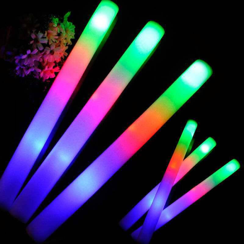 กระบองเชียร์ ​กระบองโฟมไฟ​LED​ ปรับกระพริบได้​ 3​ จังหวะ กระบองโฟมมีไฟ​ คฑามีไฟ พร้อมส่ง สามารถเก็บเงินปลายทางได้