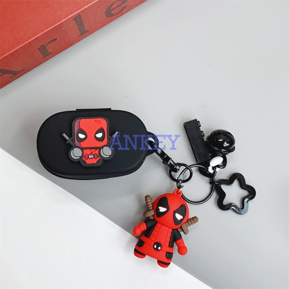 Jabra Elite 7 Pro / Elite 7 Active Cover Black Deadpool เคสหูฟัง ซิลิโคน เคสหูฟัง กันน้ํา กันกระแทก 