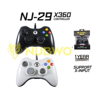 NUBWO NJ-29 จอยเกมส์ For PC &amp; Xbox360 NJ29 มี 2 สี จอยคอนโทรลเลอร์