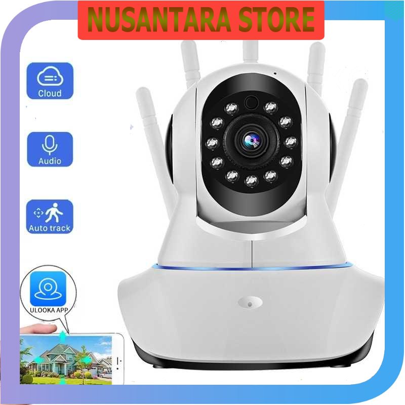 NUSANTA - กล้องวงจรปิด XQ WiFi PTZ กล้องอัจฉริยะ IR Sensor 480P - Q6