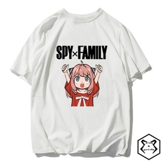 SPY X FAMILY เสื้อยืด Anya Forger เสื้อยืด สาวการ์ตูนพิมพ์ฤดูร้อน สินค้าเฉพาะจุด Tops_03