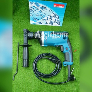 MAKITA  สว่านกระแทก ไฟฟ้า 16 มม.รุ่น M8100B กำลังไฟ 710 วัตต์ งานเจาะไม้ / เหล็ก / คอนกรีต สว่าน มากีต้า