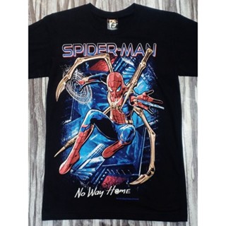 PG49 SPIDERMAN NO WAY HOME MARVEL UNIVERSE AVENGERS HERO COLLECTION ORIGINAL PREMIUM GRADE BLACK TIMBER COTTON T-SH_04