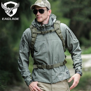 Eaglade เสื้อแจ็กเก็ตยุทธวิธี สําหรับผู้ชาย Rk001 สีเขียว