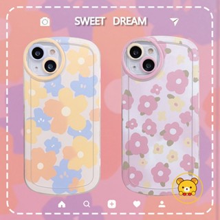 เคสโทรศัพท์มือถือ TPU กันกระแทก ลายดอกไม้ สีเหลือง สําหรับ Vivo Y75 Y55 Y55S T2X T1 Y72T Y72 Y52 5G Y52S Y31S Y70S Y70T Y51S Y50T Y55S 2017 Y55L V7 Plus