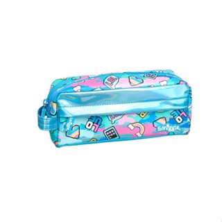 Smiggle กล่องดินสอ Neat Twin Zip Pencil Case