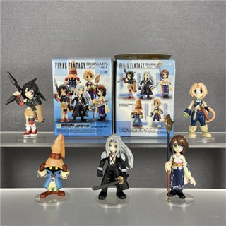 ☈►SQUARE ENIX FINAL FANTASY Peripheral Space Warrior รุ่น Q Blind Box Egg Yuna TRADING ART