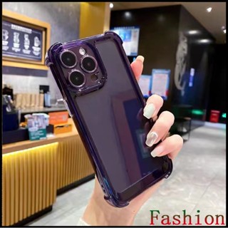 new！❤️จัดส่งทันที❤️เคสแข็ง เคส ไอโฟน13 กันกระแทก Dark purple ใส เคสโทรศัพท์มือถือแบบแข็ง ใส กันกระแทก ลายอวกาศ สําหรับ iPhone 14 13 X XR Xs Max 12 11 Pro Max 14 Plus ip14 i11 7 8 plus เคสไอโฟน7พสัส เคสไอโฟน11 สีดำ