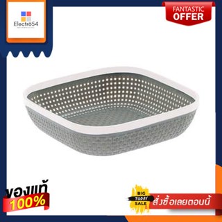 ตะกร้าอเนกประสงค์ทรงเหลี่ยม Senn DKW รุ่น HH-1080 สีเทาMultipurpose Square Basket Senn DKW Model HH-1080 Gray Color