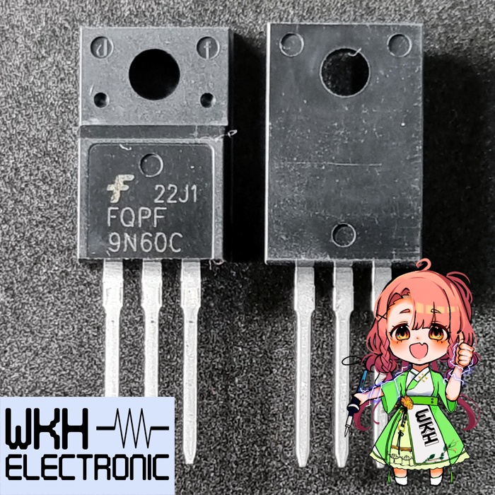 FQPF9N60C FQP 9N60C 9N60 TO-220 9A 600V ทรานซิสเตอร์ MOSFET