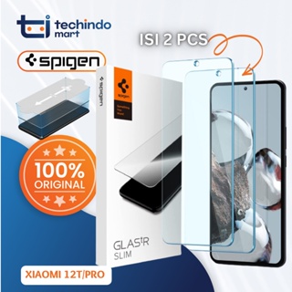 กระจกนิรภัย Xiaomi 12T / Pro Spigen Glas tR บาง ใส ป้องกันรอยขีดข่วน