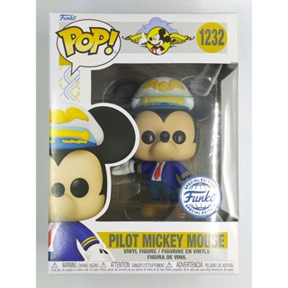 Funko Pop Disney Mickey Mouse - Pilot Mickey Mouse #1232 (กล่องมีตำหนินิดหน่อย)