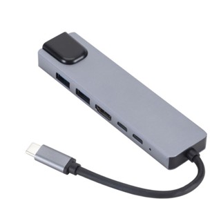 (564) NAVA IT HUB USB C HDTV 6 in 1 High Speed 4K Multifunction Adapter 6 Ports ประกัน 1 ปี