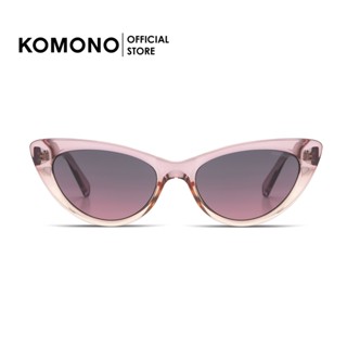 KOMONO Rosie Blush แว่นตากันแดดทรงแคทอาย สีชมพู