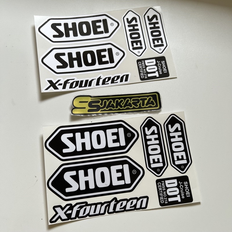 SHOEI XTEEN STICKER ชุดสติ๊กเกอร์หมวกกันน็อค PRINCUTT