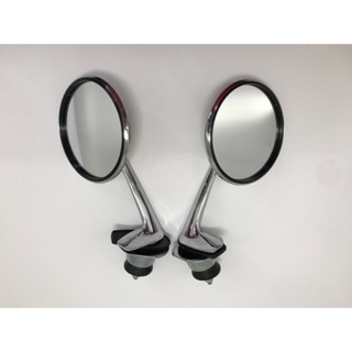 กระจกมองหลัง มองข้าง Datsun 320/521/620 (R+L) ทรงกลม ตั้งแก้มบังโคลน หรือแปลง exterior-mirrors T1