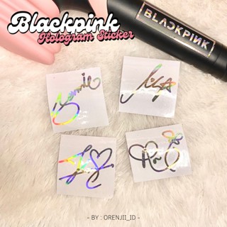  สติกเกอร์ป้ายชื่อ BLACKPINK HOLOGRAM SIGNATURE STICKER/BLACKPINK TTD SIGNATURE