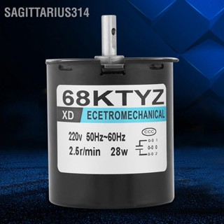 Sagittarius314 XD68KTYZ-AC S1 AC220V 28W 2.5 20 30 110r min แม่เหล็กถาวรมอเตอร์เกียร์ซิงโครนัส Cw CCW