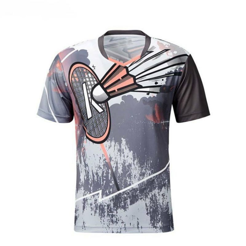 เสื้อกีฬาแบดมินตัน แบบเต็มตัว