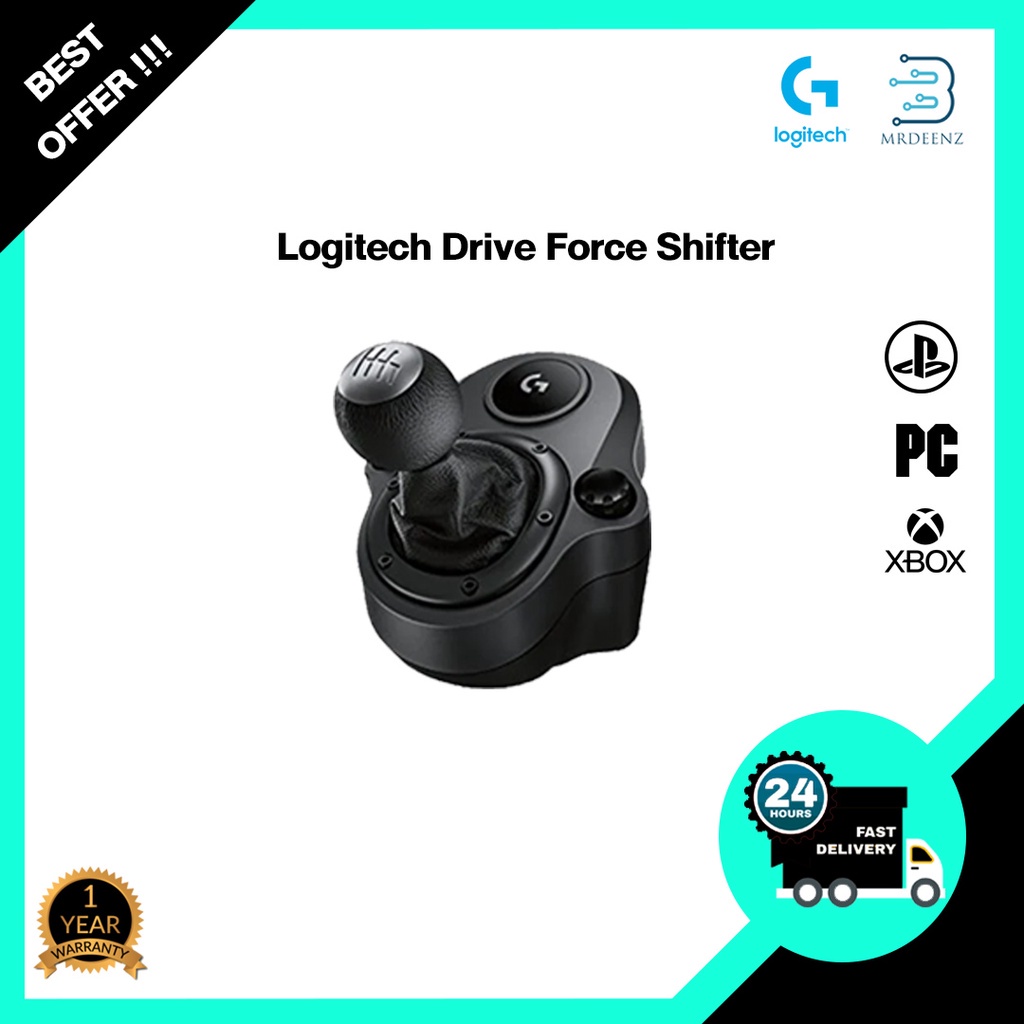 Logitech G Driving Force Shifter ชุดเกียร์ สำหรับพวงมาลัย G29 / G920 / G923