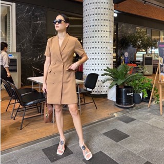 MAVE เดรส รุ่น Grace Dress Suit Caramel