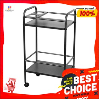 2-TIER ชั้นวางของ 2 ชั้น มีล้อ ME LIVING BAR-S 44x31x81 ซม. สีเมทัลลิค2-TIER UTILITY CART ME LIVING BAR-S 44X31X81CM ME