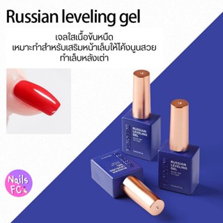 Vendeeni ขวดน้ำเงิน Russian Leveling Gel เจลใสเสริมหน้าเล็บทำหลังเต่า